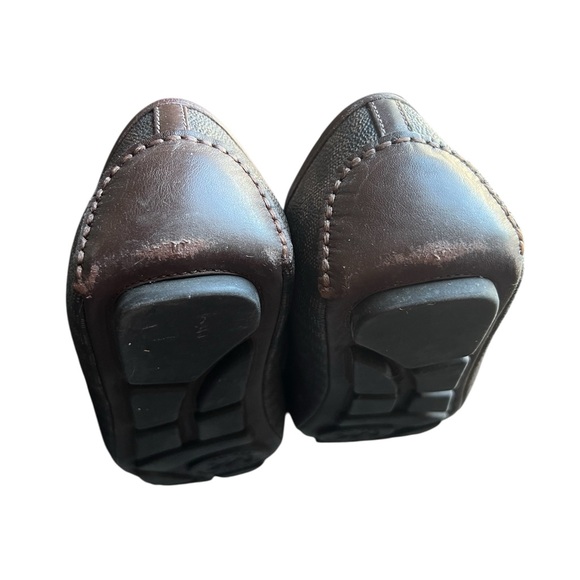 Michael Kors Dark Brown Fulton Moccasin with Gold Logo - Picture 3 of 3